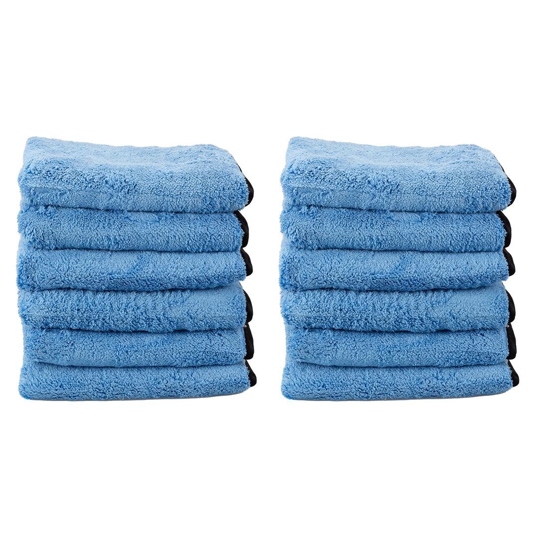 Maxshine Microfiber Cleaning | 600GSM Plush Microfiber Buffing Towel - detail shot 12