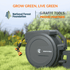 The auto-rewind system,hose locker and 9-mode hose nozzle makes the hose reel more convenient to use.