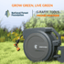 The auto-rewind system, hose locker and 9-mode nozzle make the hose reel more convenient to use.