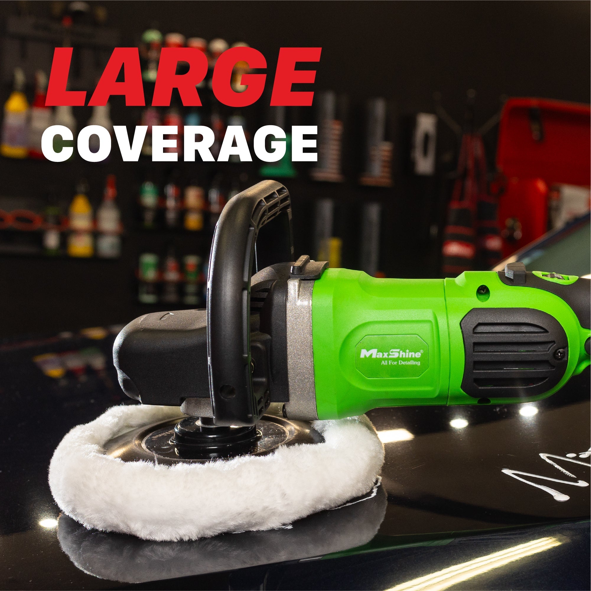 The Rotary Polisher M1300 Pro Seamless Operation for Extensive Coverage This rotary polisher, the powerful M1300 Pro, is the ultimate choice for professionals