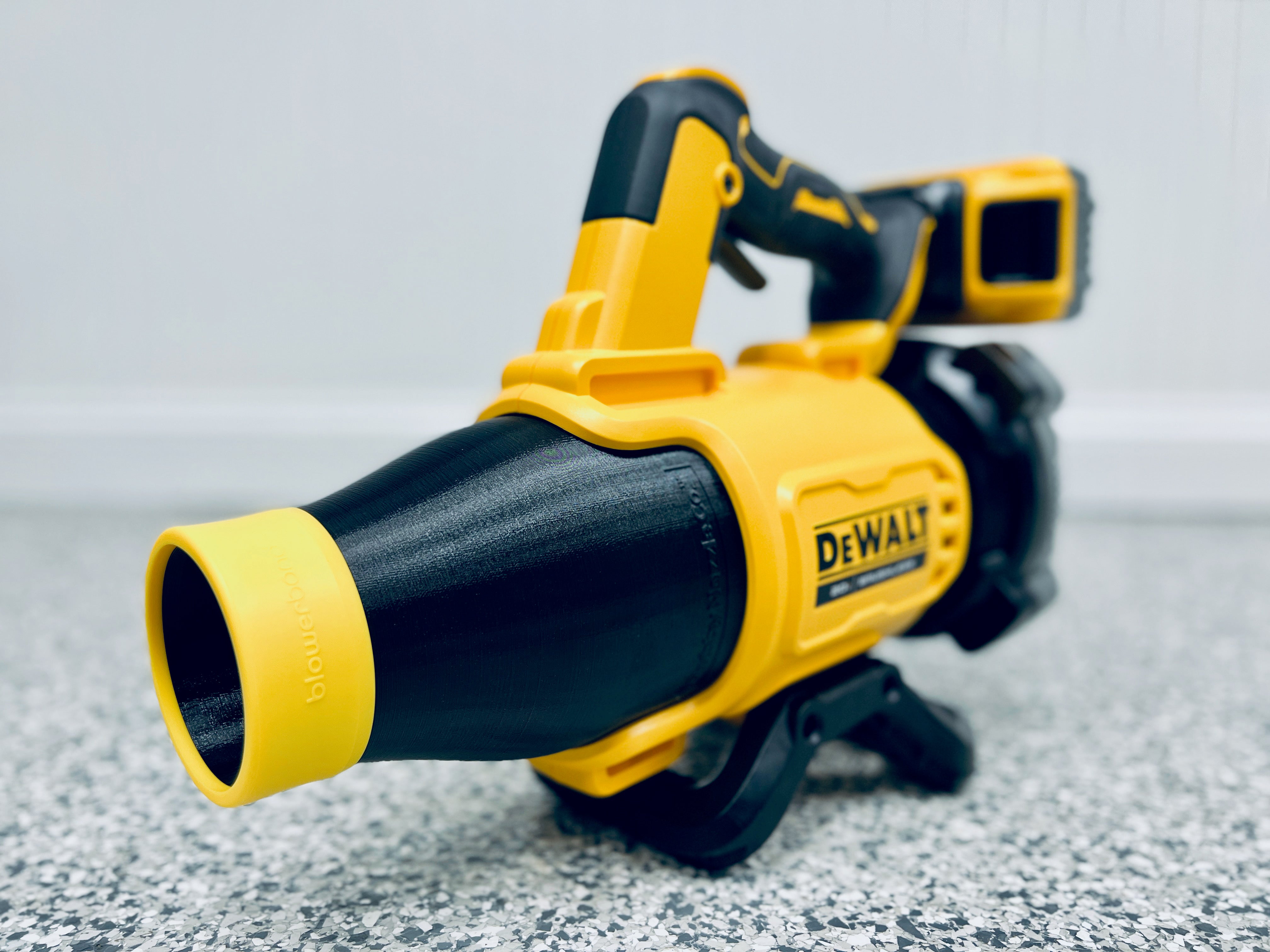 Stubby Nozzle Co. STUBBY® Car Drying Nozzle for DEWALT 20V MAX XR Leaf Blower (DCBL722B) - car drying blower nozzle attachment