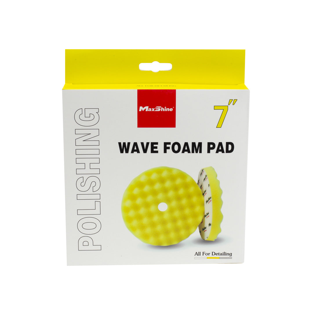 Wave Foam Pads Advanced Cooling for Rotary Polishing These Rotary Wave Foam Polishing Pads effortlessly buff away minor scratches and swirls to reveal a