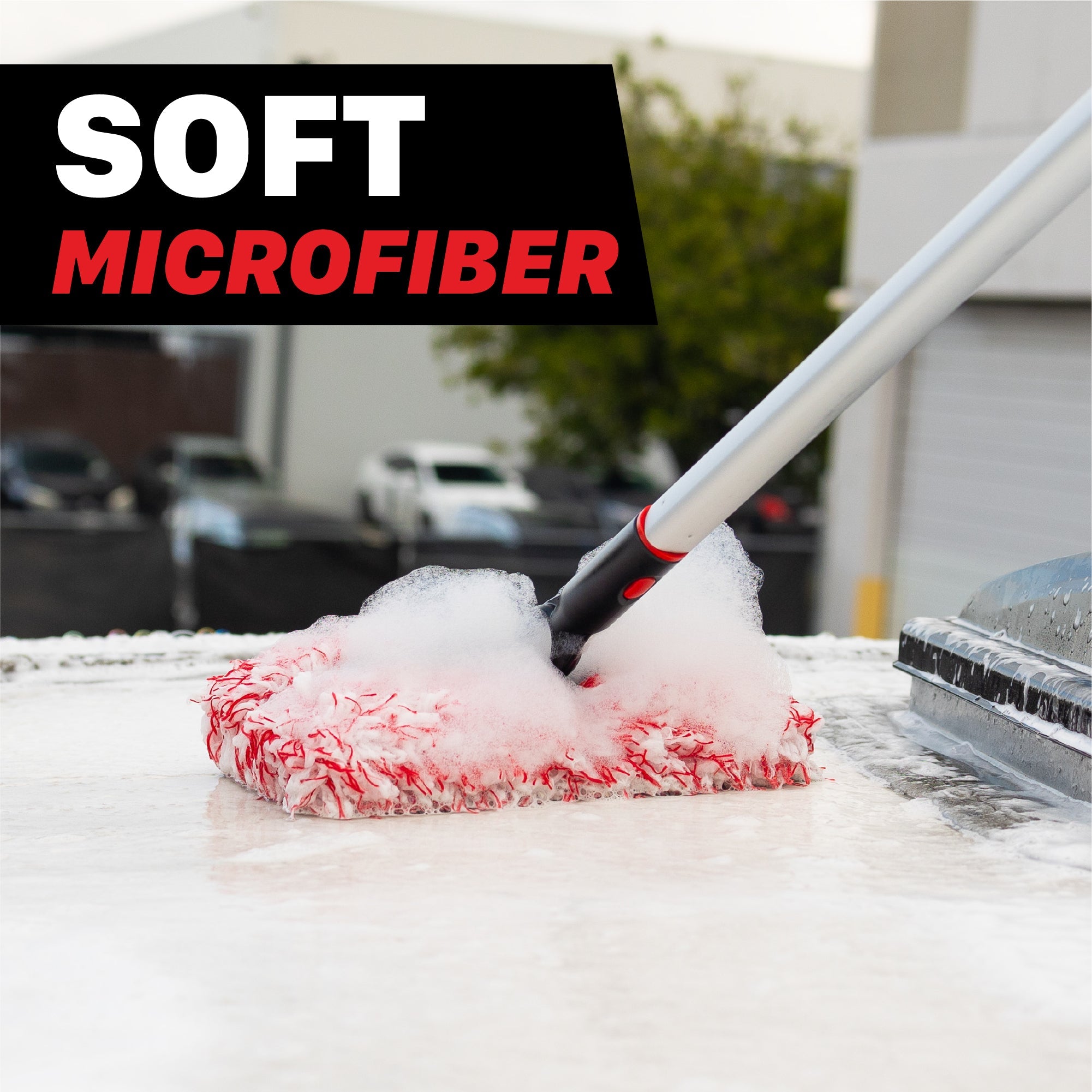 Car Wash Tool Extendable Wash Mitt for Large Vehicles Our premium car wash tool, the IncrediStick, is a telescopic car wash mop that conquers unreachable grime