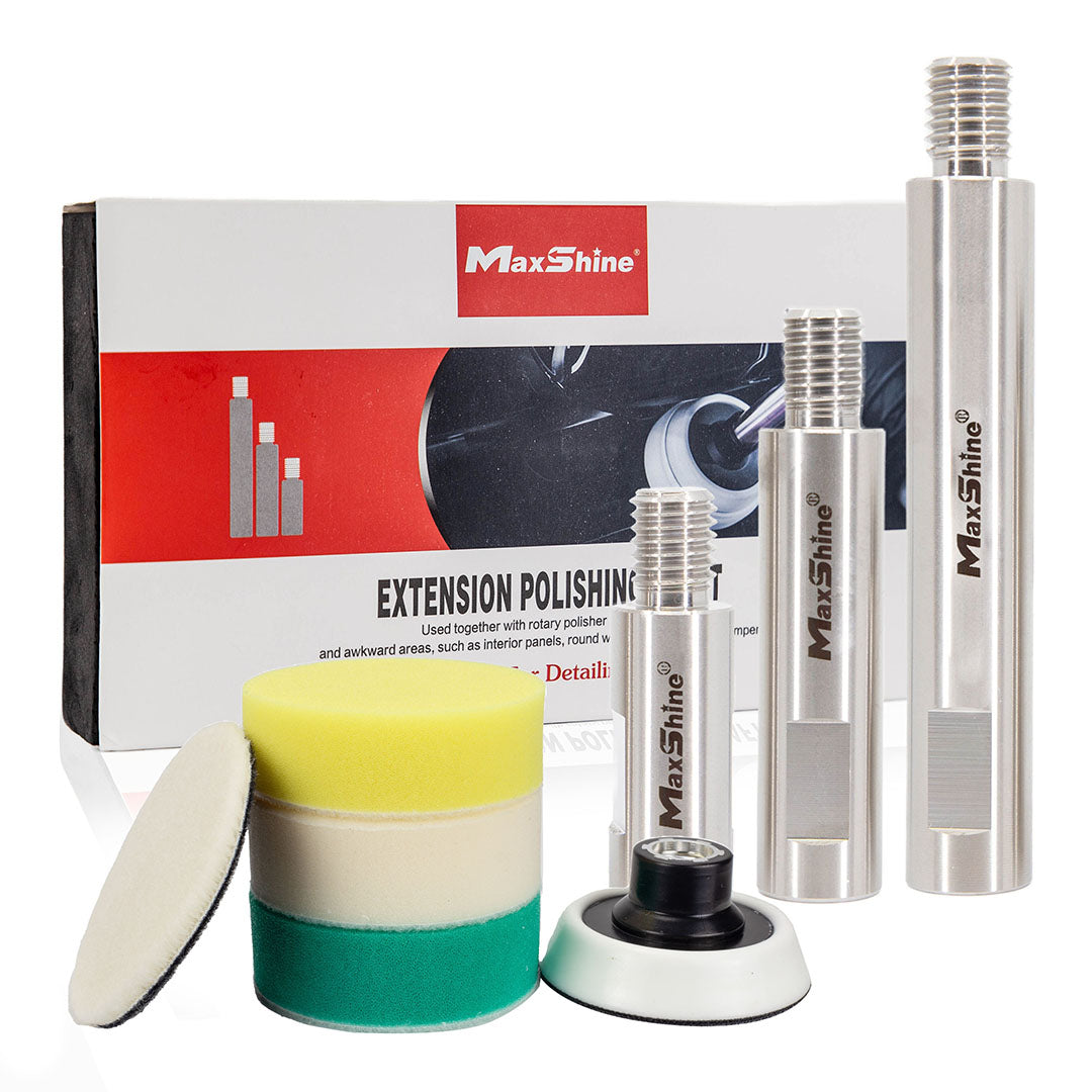 Maxshine Shaft Extension Set for Rotary Polishers product closeup - auto detailing equipment