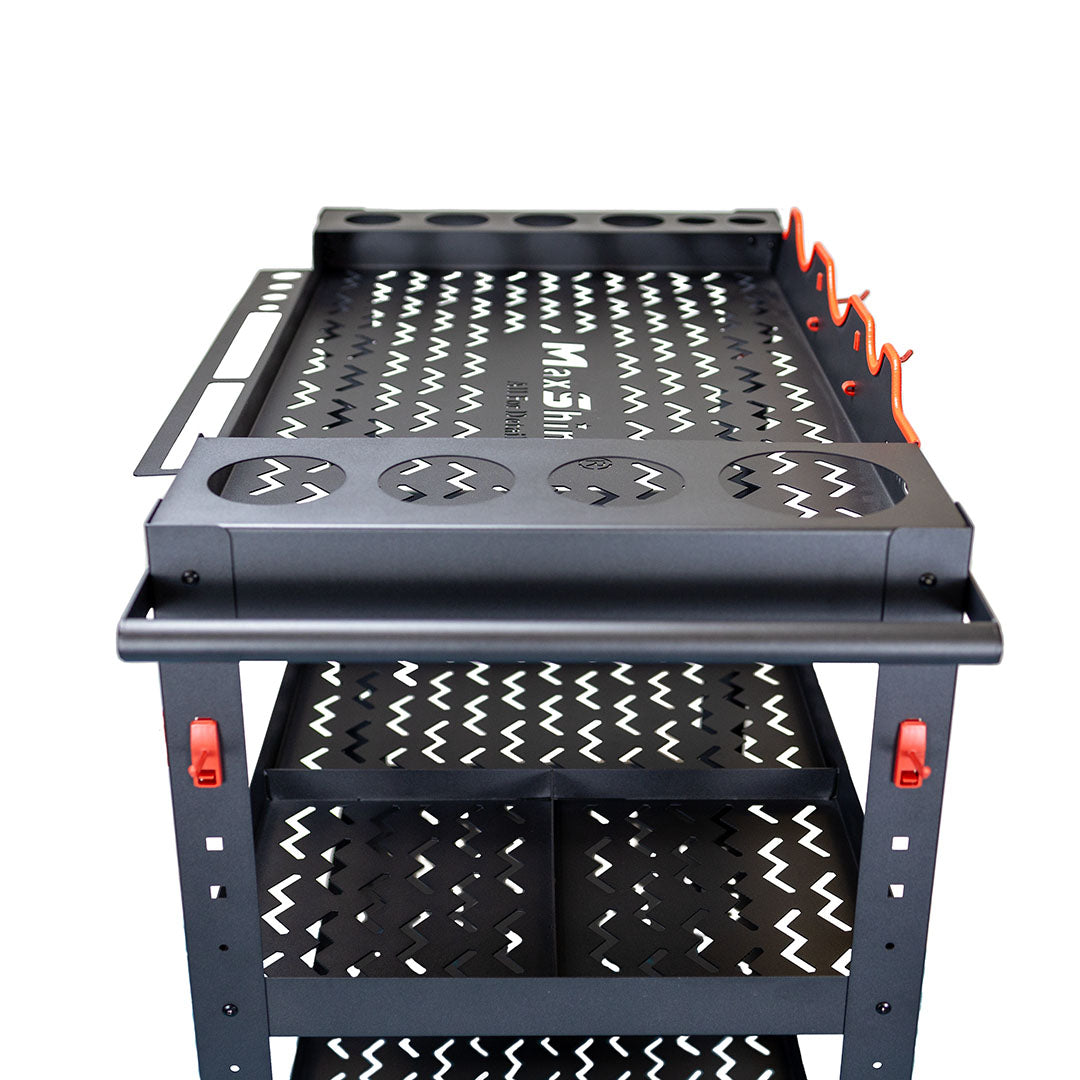 Premium Steel Detailing Rolling Trolley The Premium Steel Detailing Rolling Trolley is your mobile detailing headquarters. Effortlessly maneuver this cart with