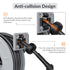 Giraffe Tools Retractable Pressure Hose Reel equipped with a locking mechanism, the hose can be adjusted to any length required, and is oil and