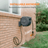 The auto-rewind system, hose locker and 9-mode nozzle make the hose reel more convenient to use.