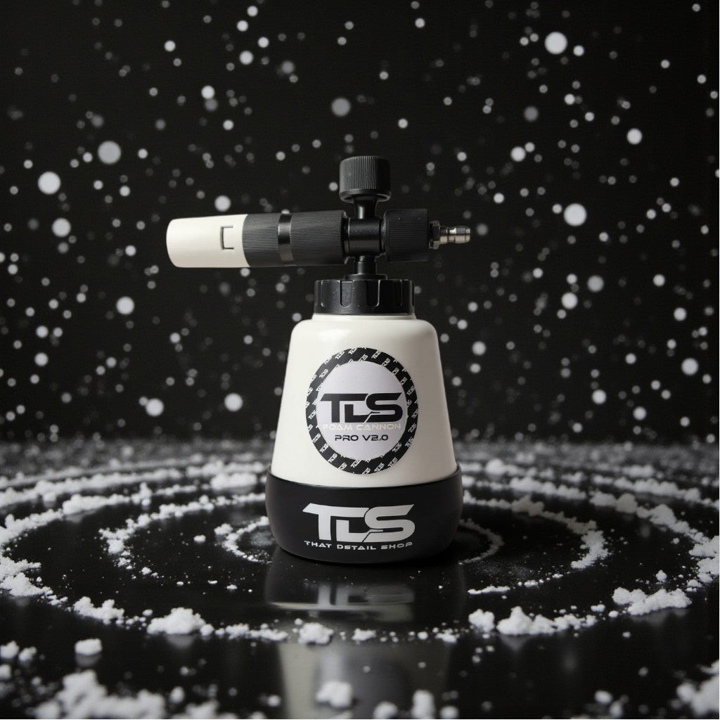 TDS Foam Cannon Pro V2.0 with anti-tip Welly base and metering tips for pressure washer foam washing