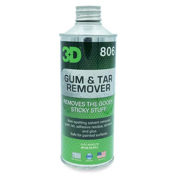 3D Car Care 3D Gum & Tar Remover in use - professional detailing application