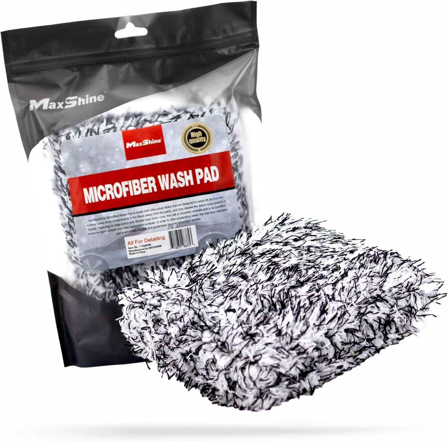 Maxshine Microfiber Wash Pad - premium car wash shampoo for auto detailing