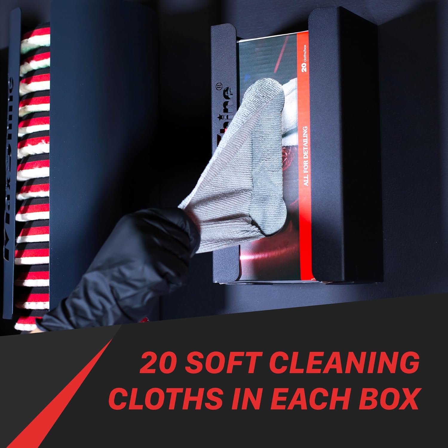 Detailing Microfiber Cloths Efficient Dispenser Box Reusable Detailing Microfiber Cloths with Dispenser Box is the eco-friendly, cost-effective, and efficient