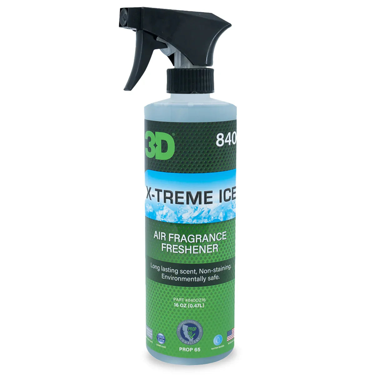 3D Car Care 3D X-TREME ICE SCENT PINT in use - professional detailing application