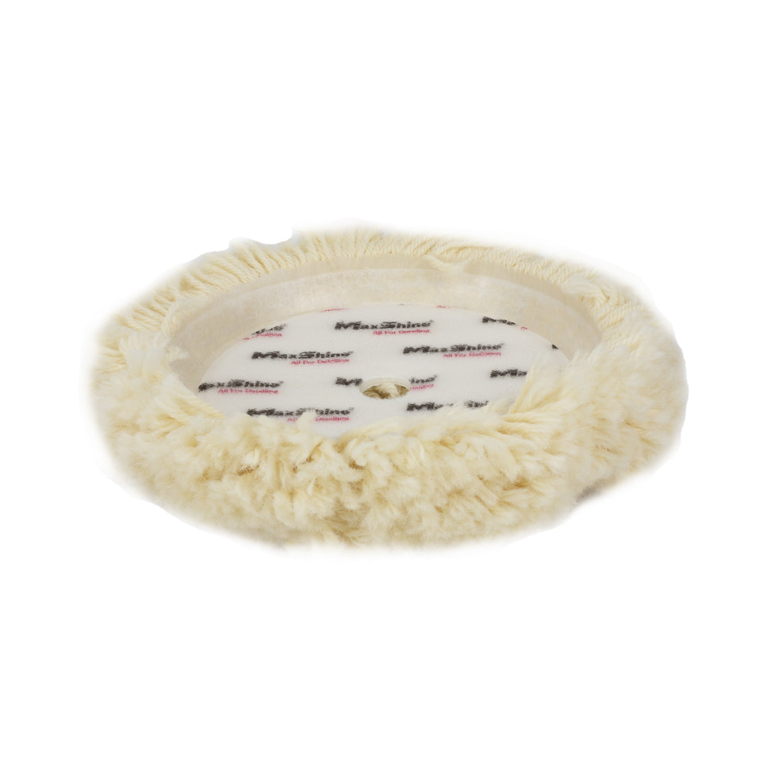 Wool Buffing Pads 9in Pads for Rotary Polisher Rotary Wool Buffing Pads are constructed from 100% Australian wool which effortlessly tackle heavy swirling
