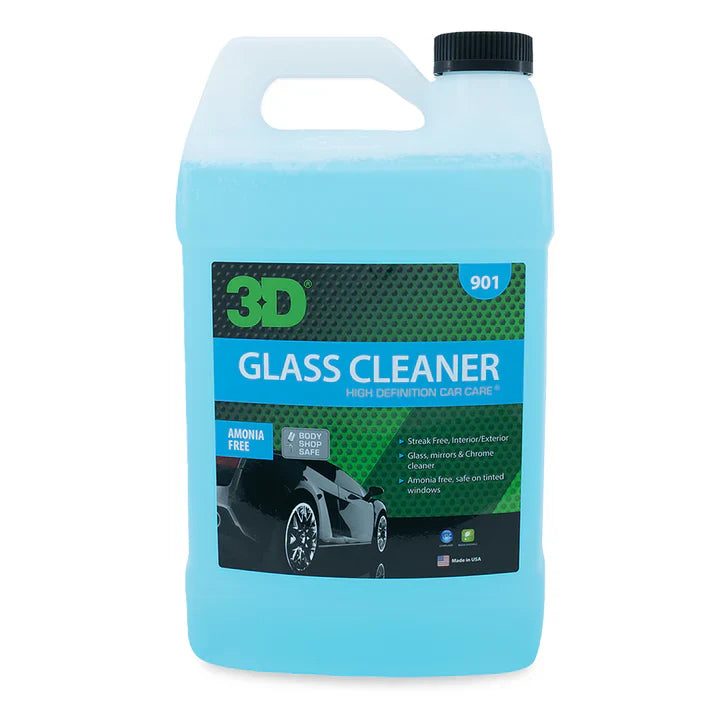 3D Car Care 3D GLASS CLEANER 901 in use - professional detailing application