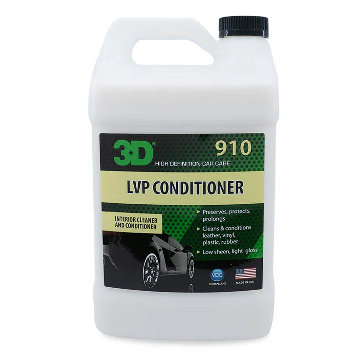 3D Car Care 3D LVP CONDITIONER GAL in use - professional detailing application