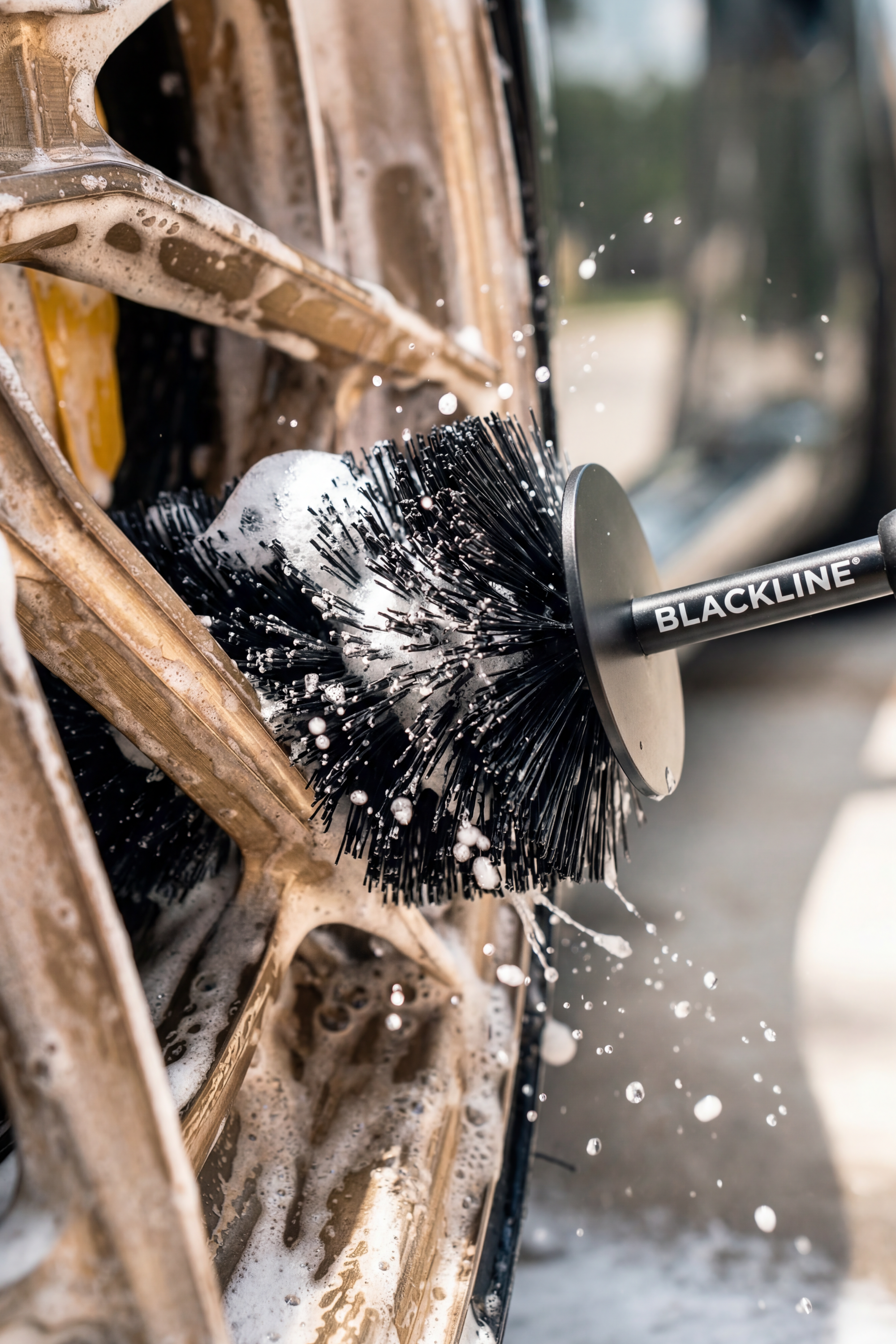 Blackline Car Care BLACKLINE® WHEEL BARREL BRUSH - detail shot 5