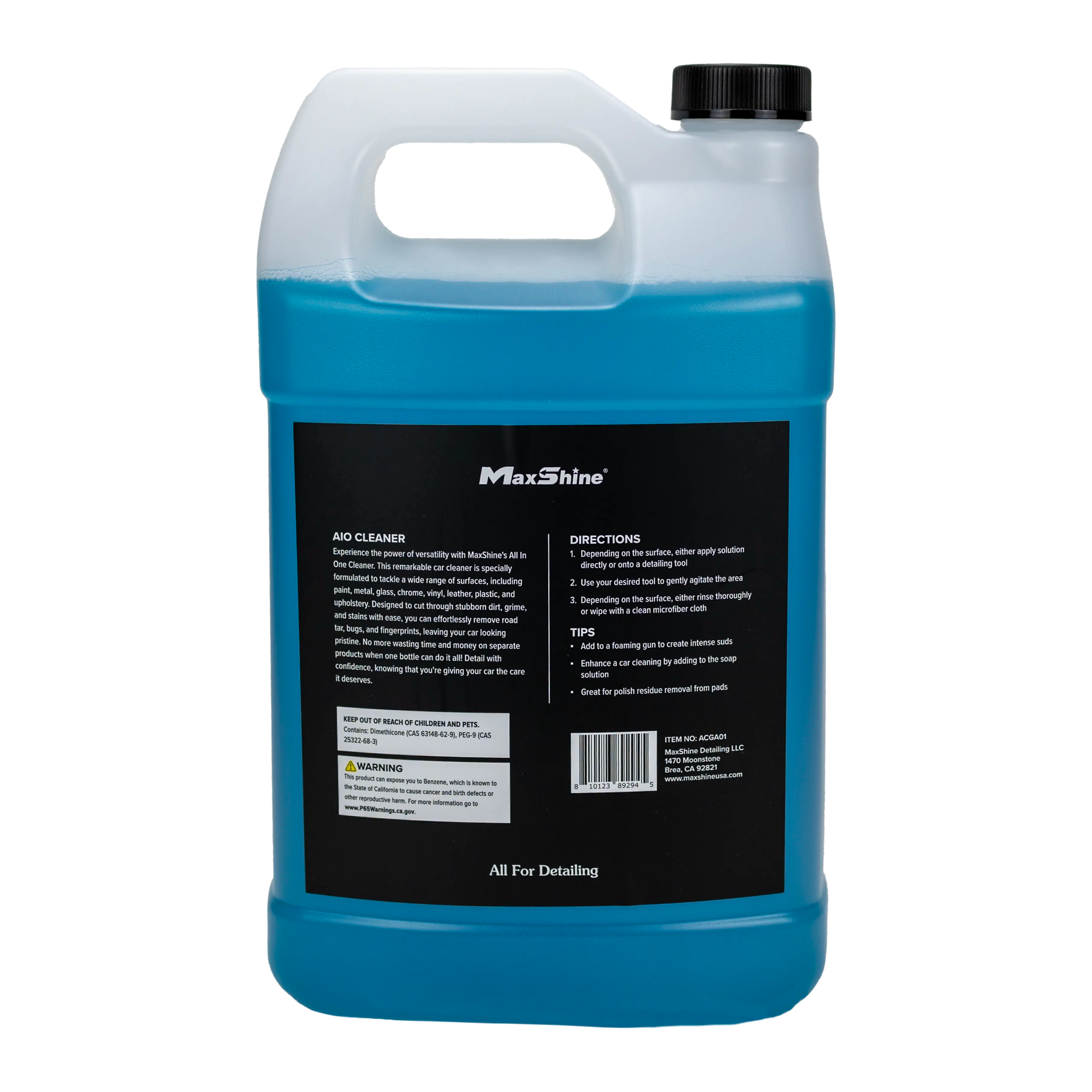 Maxshine Interior Car Cleaner | AIO Cleaner - 16oz, 1gal - detail shot 4