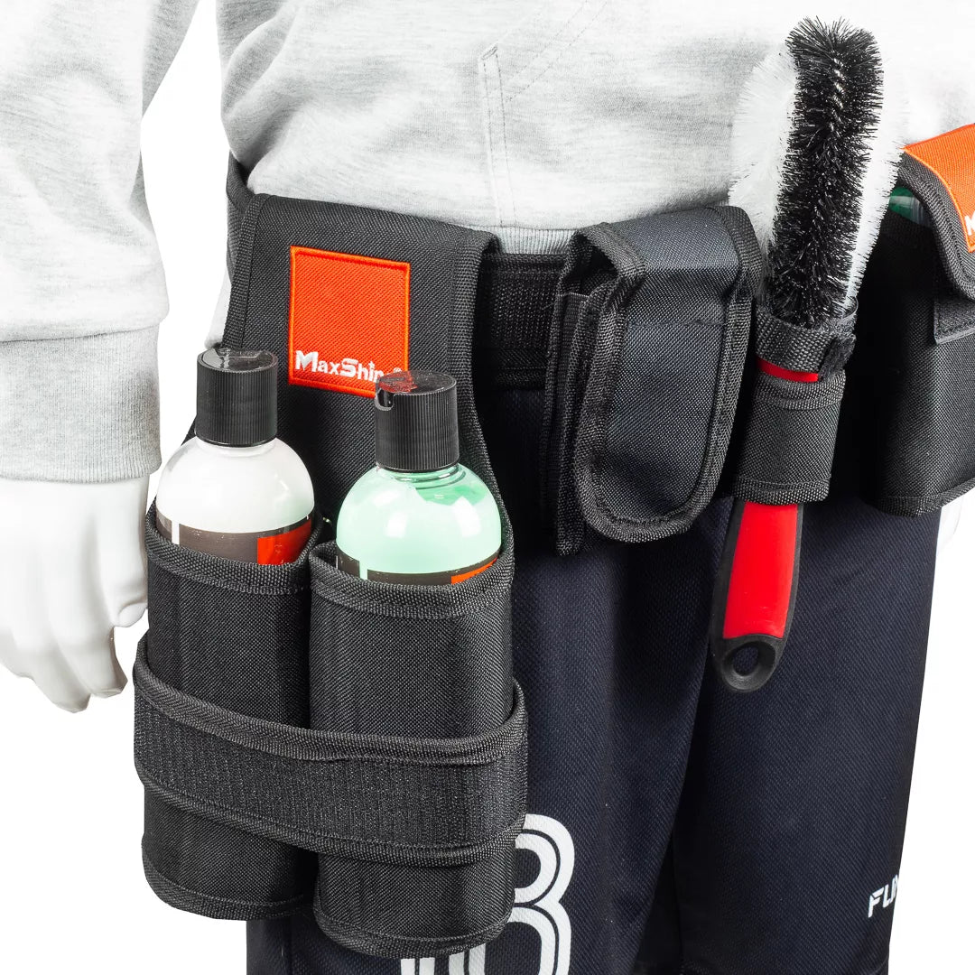 Detailing Tool Belt Adjustable and Durable This professional-grade detailing tool belt, crafted from durable 600D Oxford fabric, keeps all your detailing