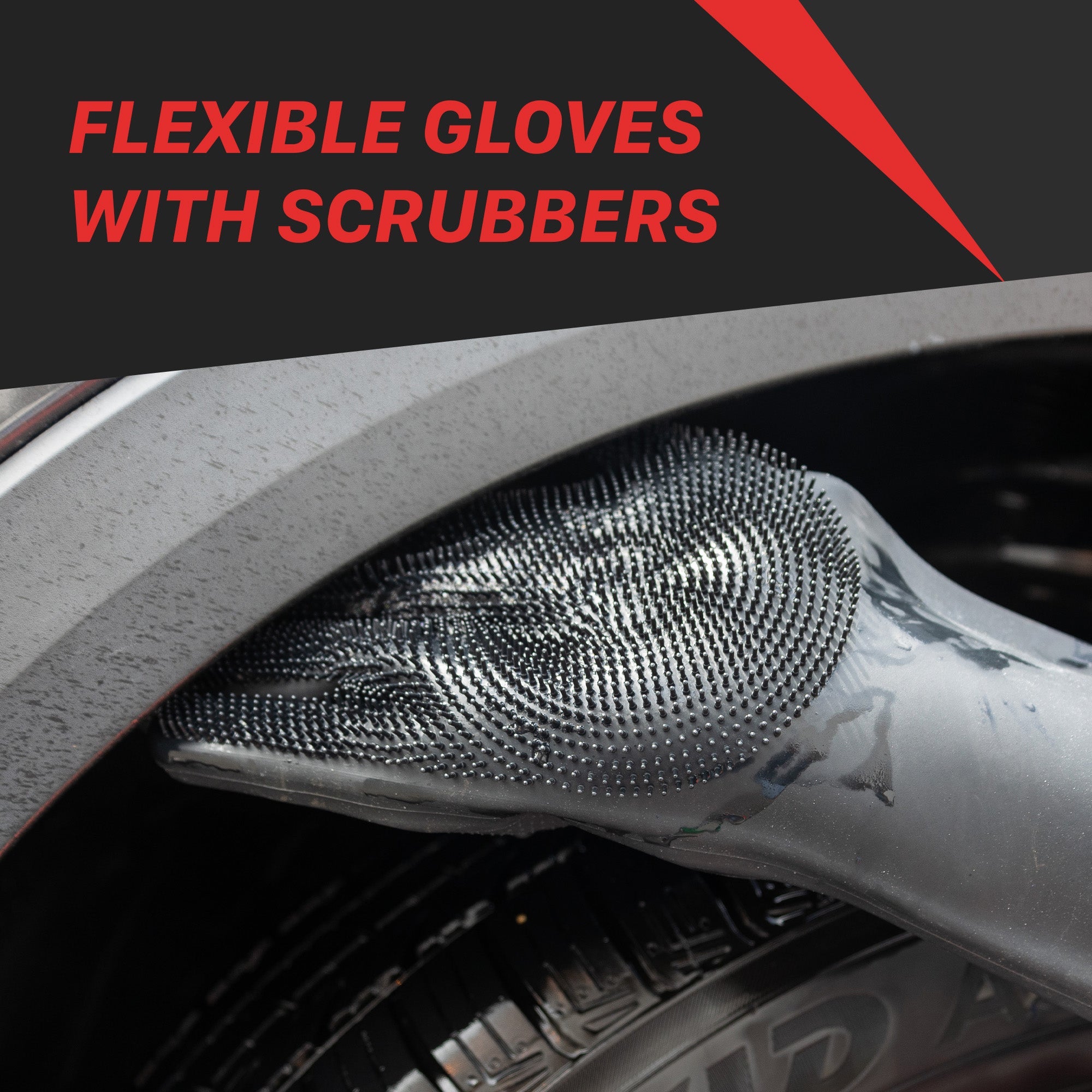 Maxshine Rubber Scrubbing Gloves