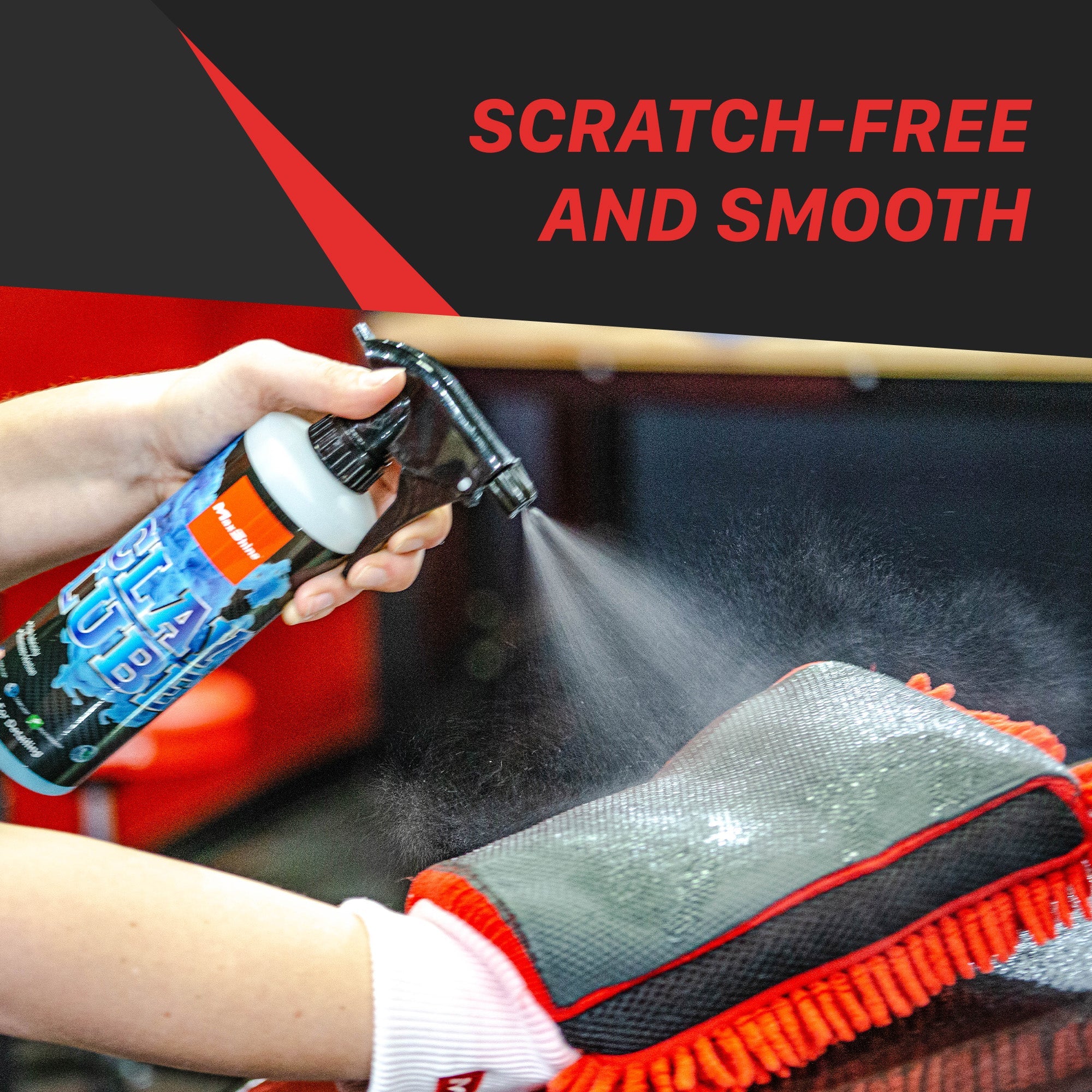 Maxshine Detailing Clay Mitt For Car | Clay Wash Mitt - detail shot 22