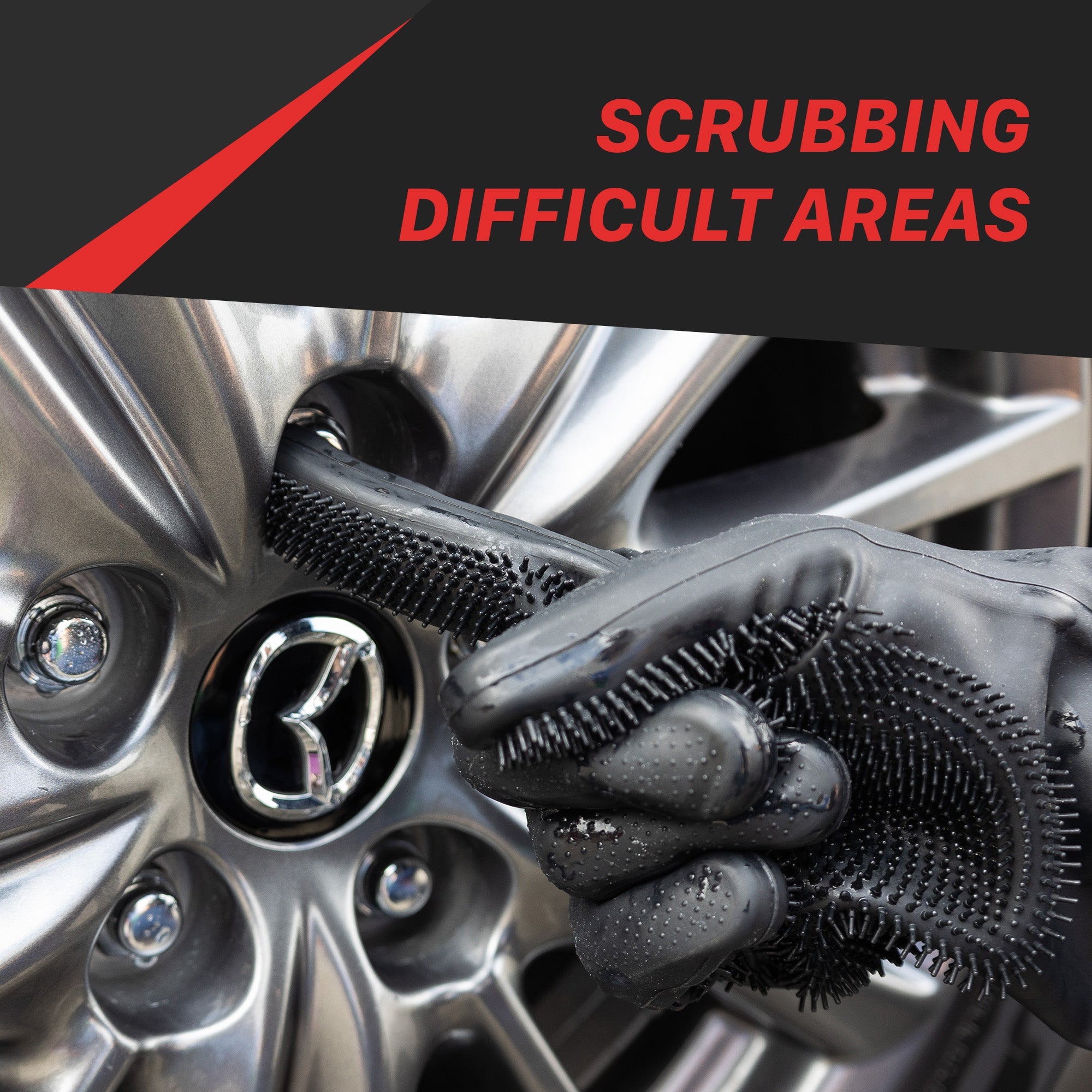 Maxshine Rubber Scrubbing Gloves