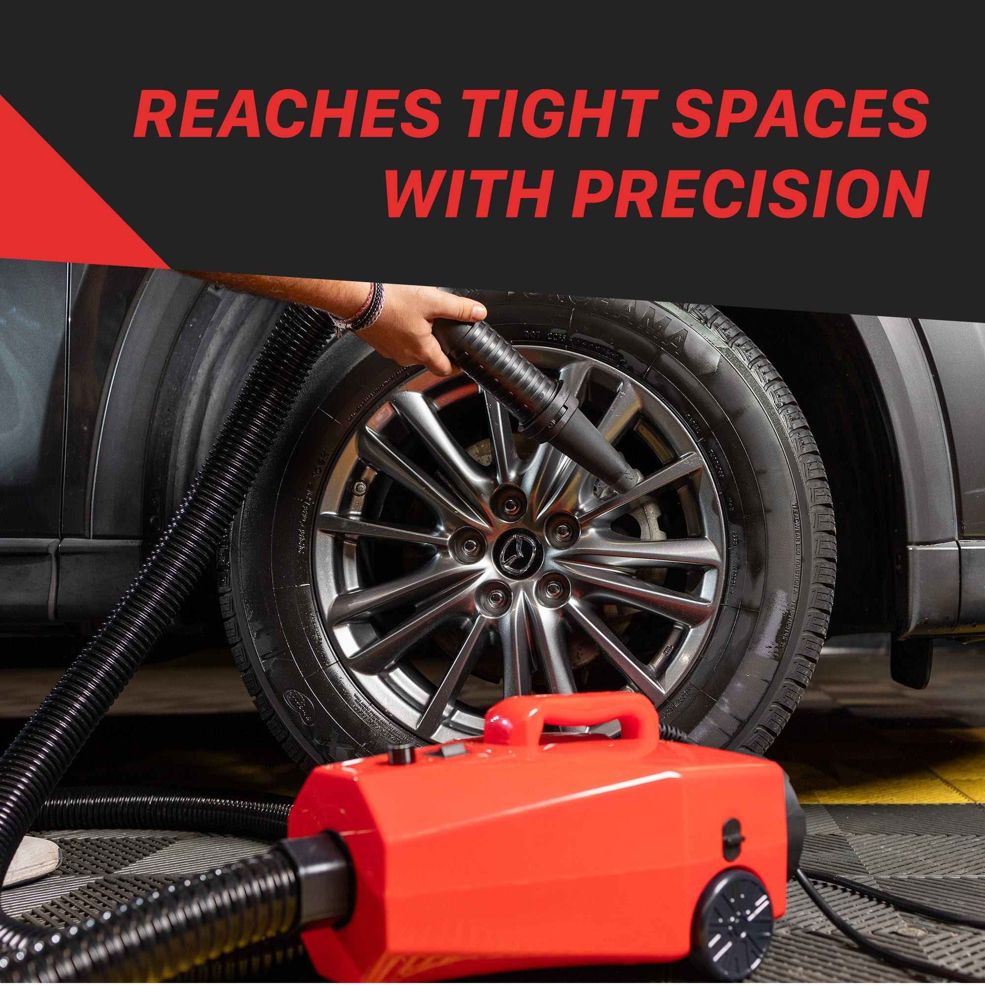 Car Dryer Swirl-Free Touchless Drying Meet the Touchless Car Dryer, the ultimate car dryer boasting motors generating 6.5-8.5HP power. This powerhouse swiftly
