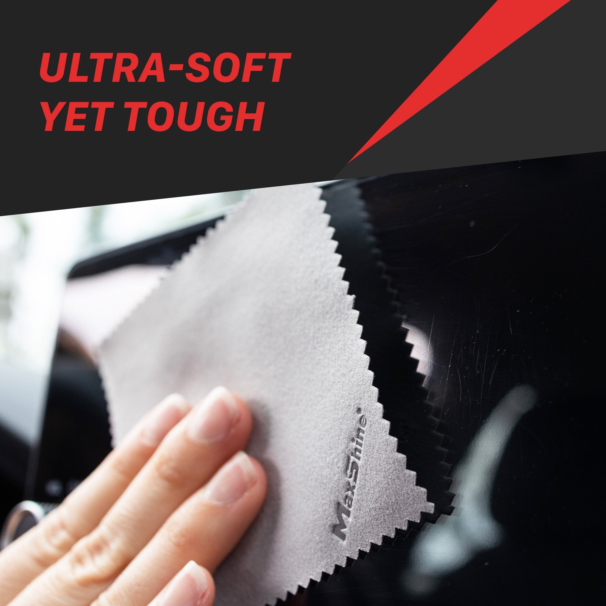 Suede Microfiber Towel Even Car Coating Application The MaxShine Suede Microfiber Towels are an excellent choice for applying car coatings. Their thin and flat