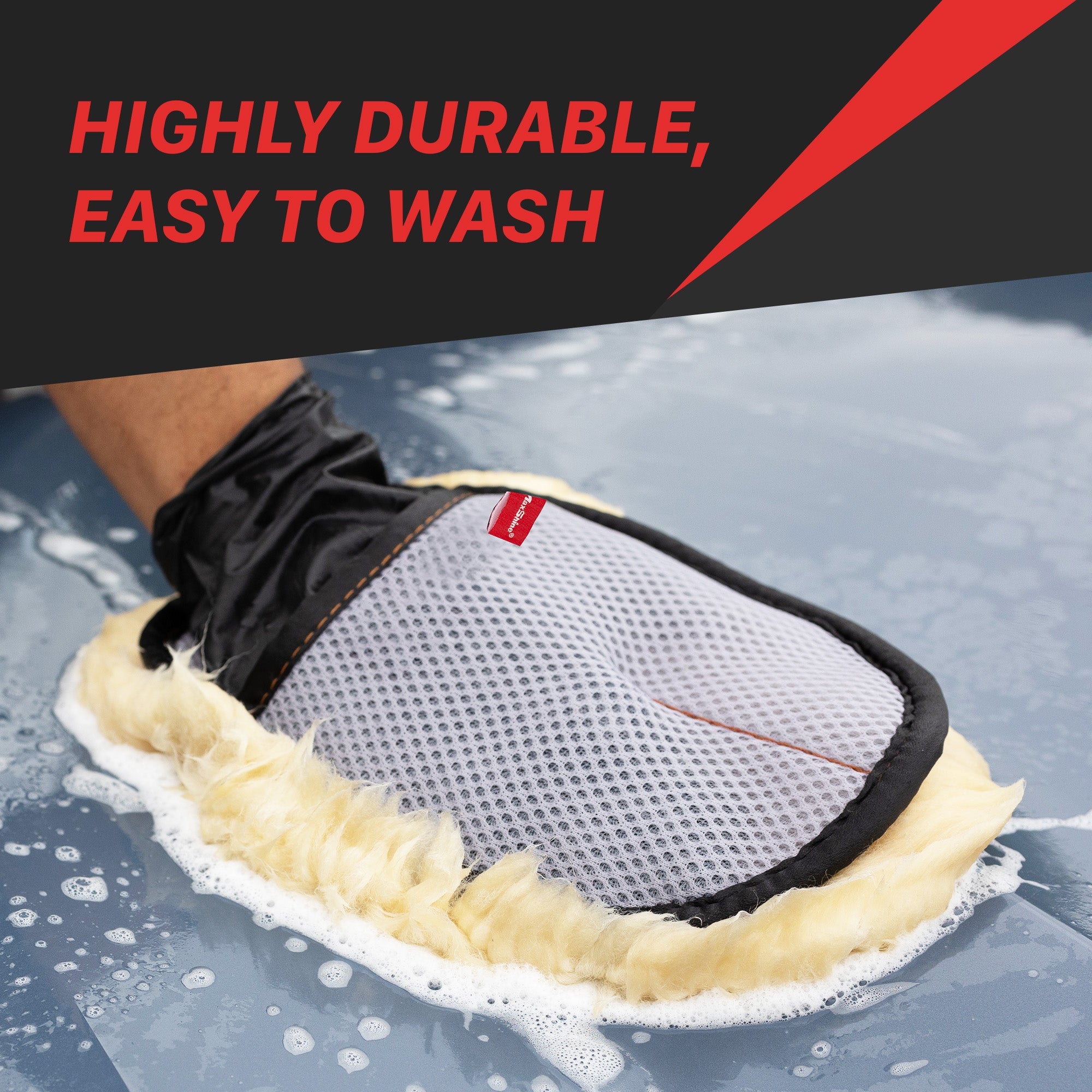 Maxshine Super Sheepskin Wash Mitts Maxshine Super Sheepskin Wash Mitts are made from premium wool to withstand any dirt and grime in their way. They are