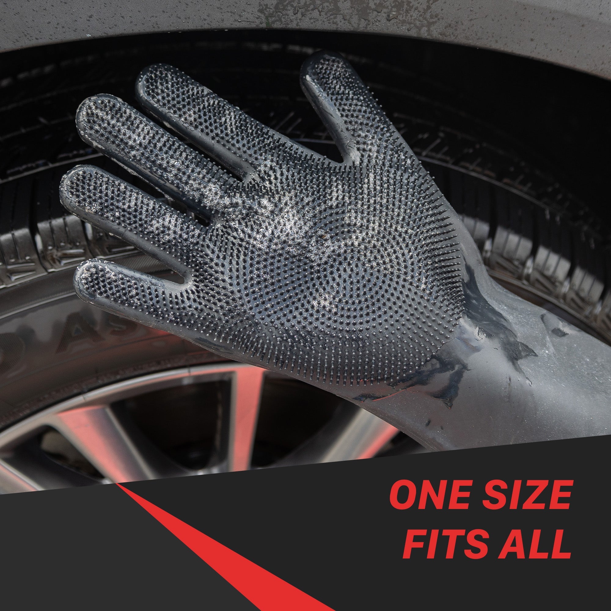 Maxshine Rubber Scrubbing Gloves