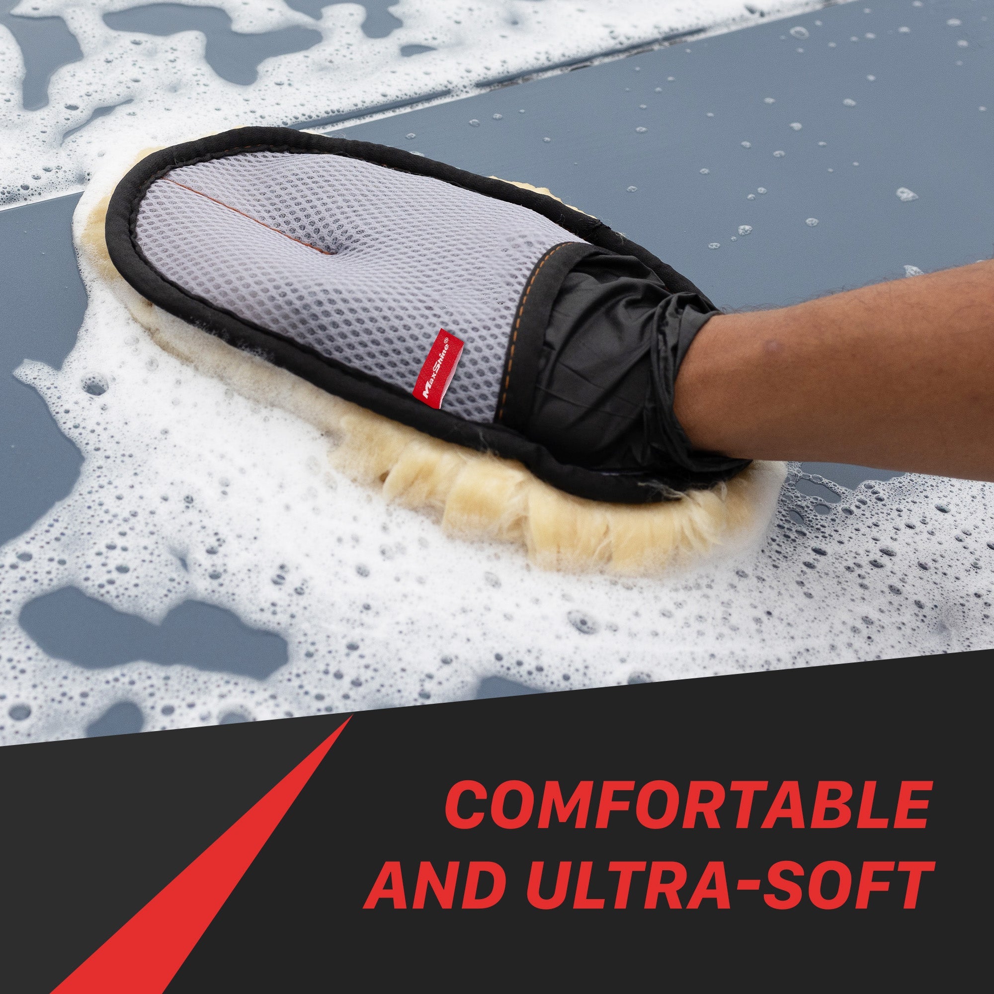 Maxshine Super Sheepskin Wash Mitts Maxshine Super Sheepskin Wash Mitts are made from premium wool to withstand any dirt and grime in their way. They are