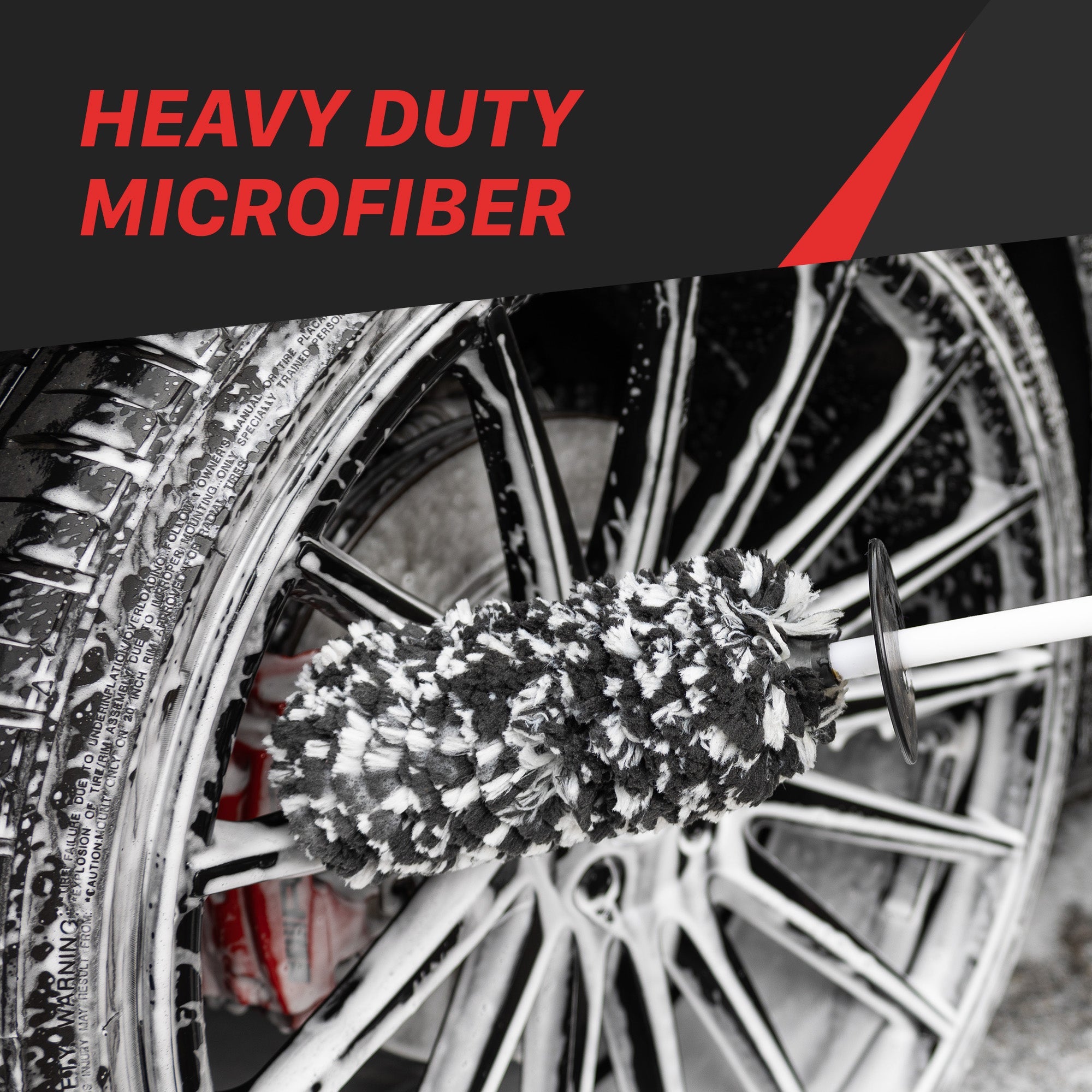Maxshine Microfiber Wheel Brush - Angled Reach - detail shot 7