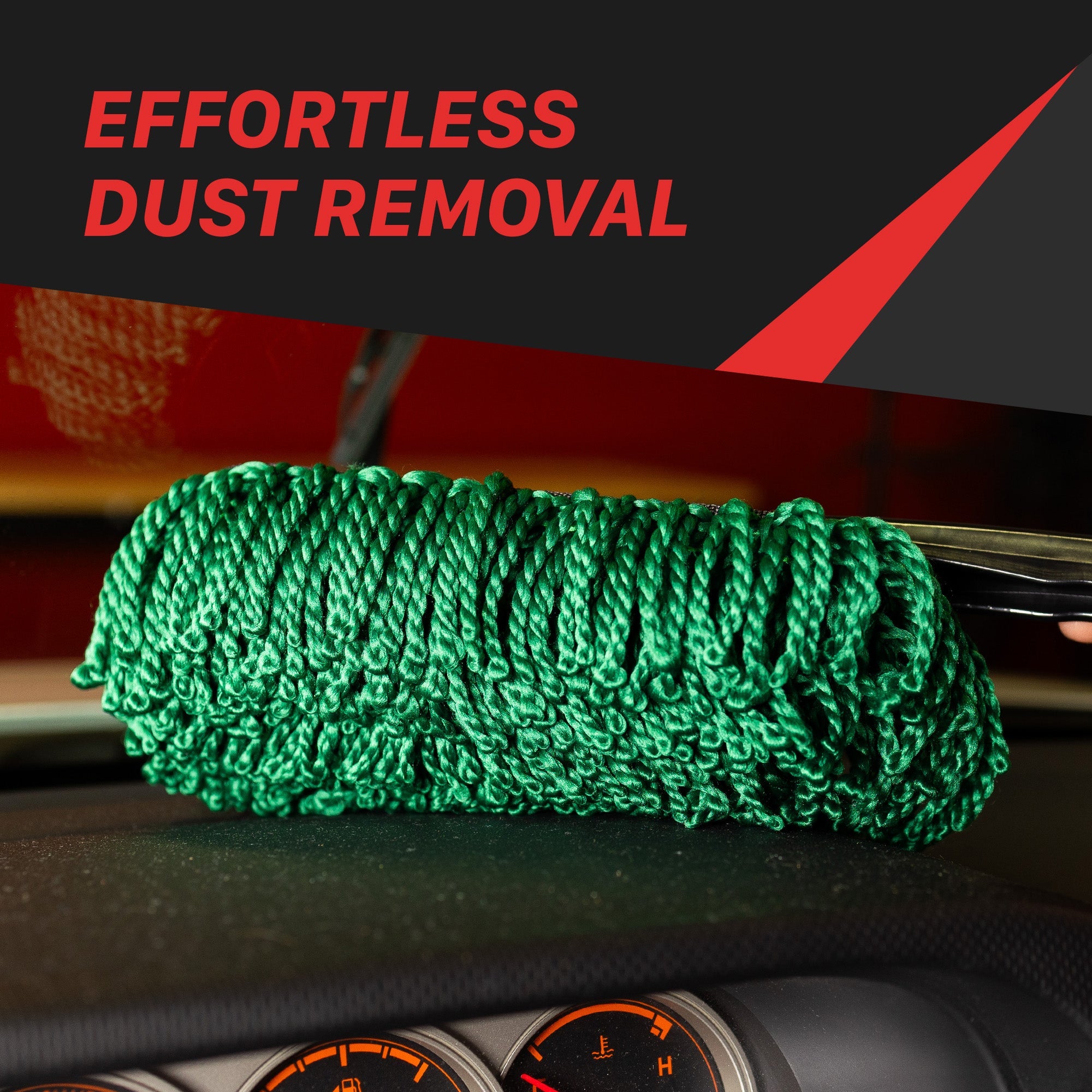 Car Dusters Interior & Exterior Car Detailing Each car duster gently attracts and lifts dust, pollen, and debris without leaving scratches or residue. The