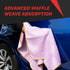 Maxshine 500 GSM Mesh Microfiber Drying Towels - 3 Pack