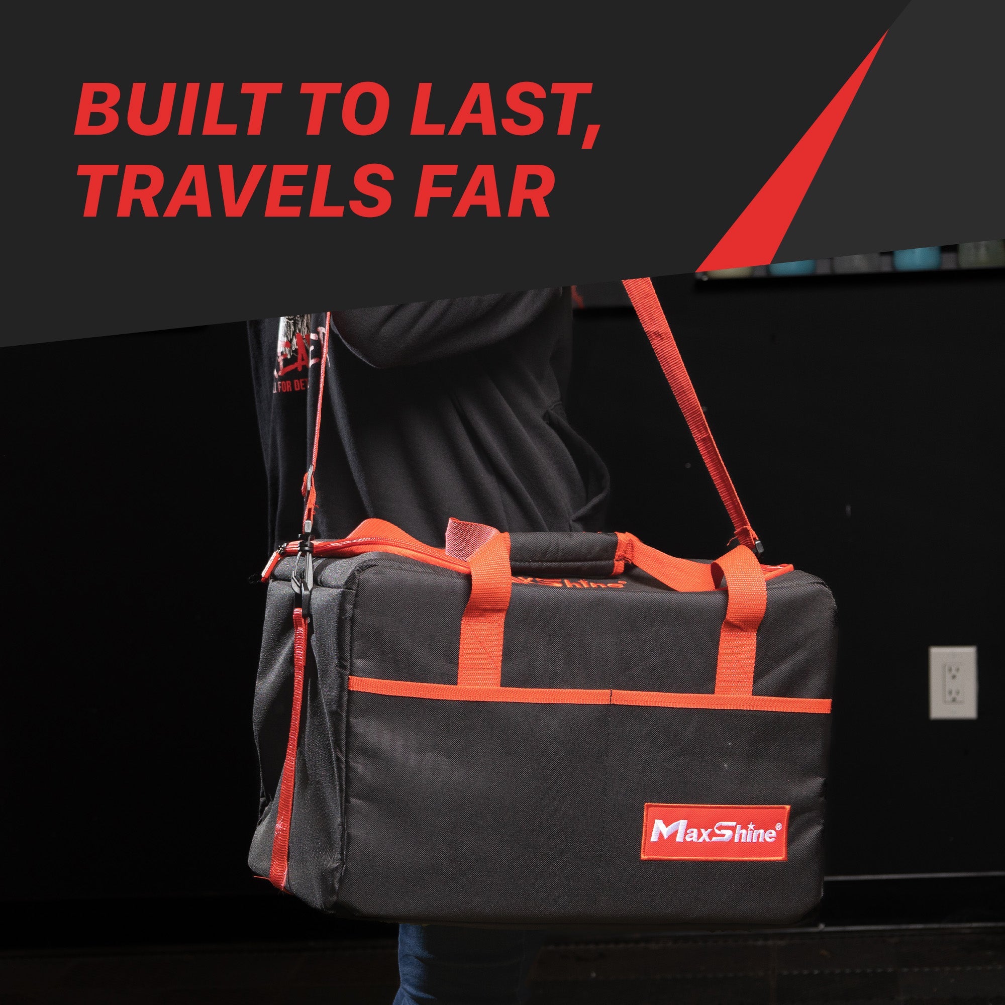 Small Tool Bag - Durable 1680D Oxford Fabric MaxShine's Small Tool Bag keeps your car care essentials organized and portable. Made from durable fabric, it