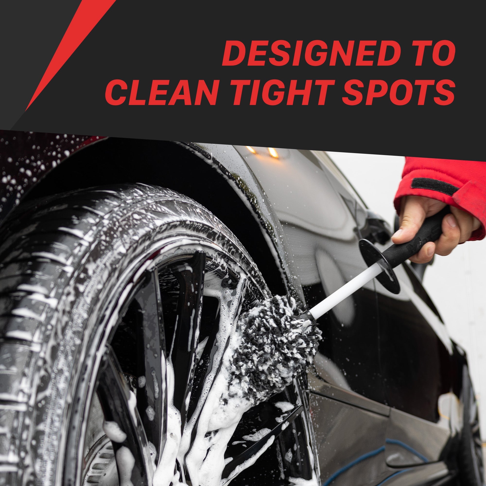Maxshine Microfiber Wheel Brush - Angled Reach - detail shot 9