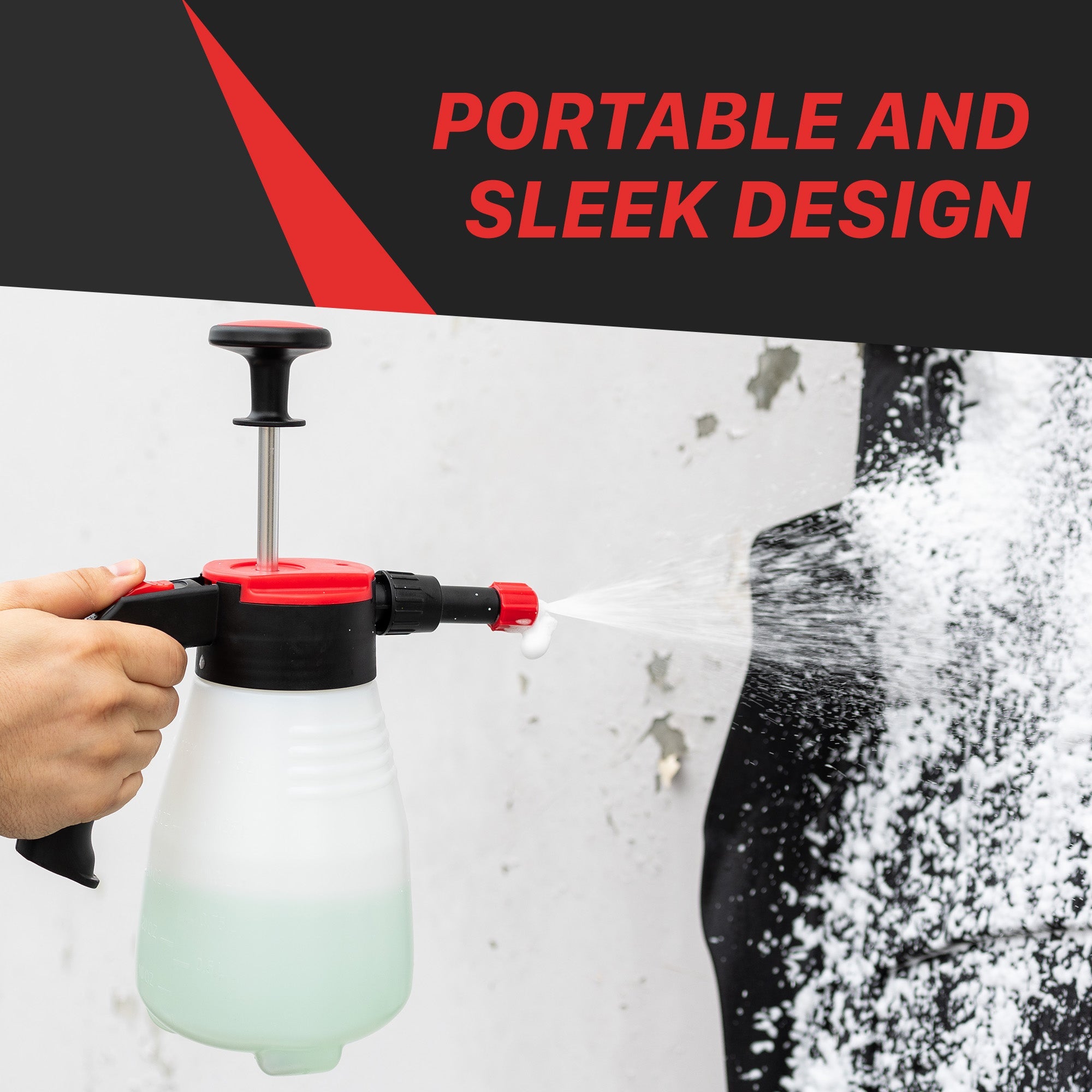 Foam Cannon Without Pressure Washer Needed The foam cannon without pressure washer is a foam sprayer for car washing applications; however, due to its