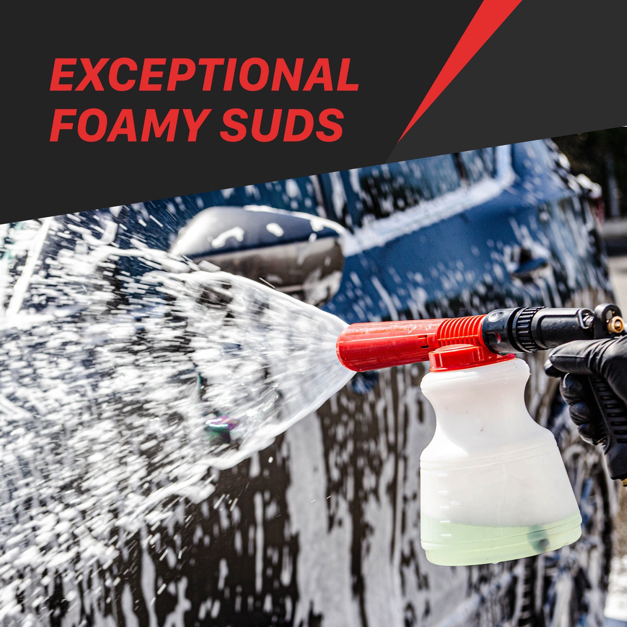 Foam Gun Low Pressure Garden Hose Car Wash The Low Pressure Car Wash Foam Gun is a handy car wash tool that produces thick, foamy suds for a safe and effective