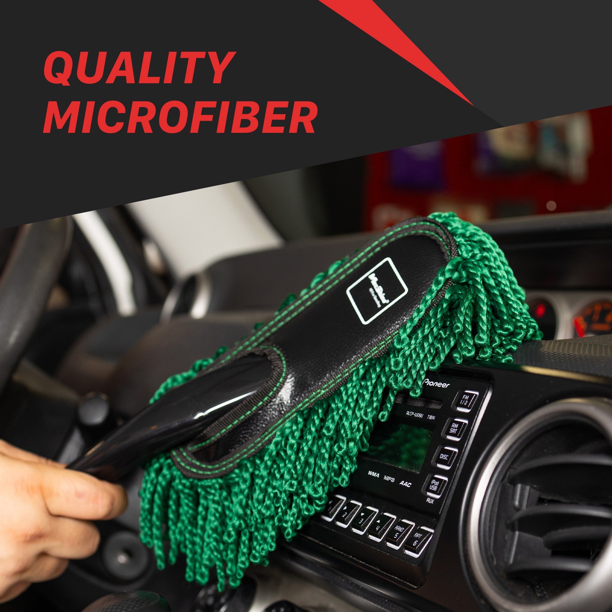 Car Dusters Interior & Exterior Car Detailing Each car duster gently attracts and lifts dust, pollen, and debris without leaving scratches or residue. The