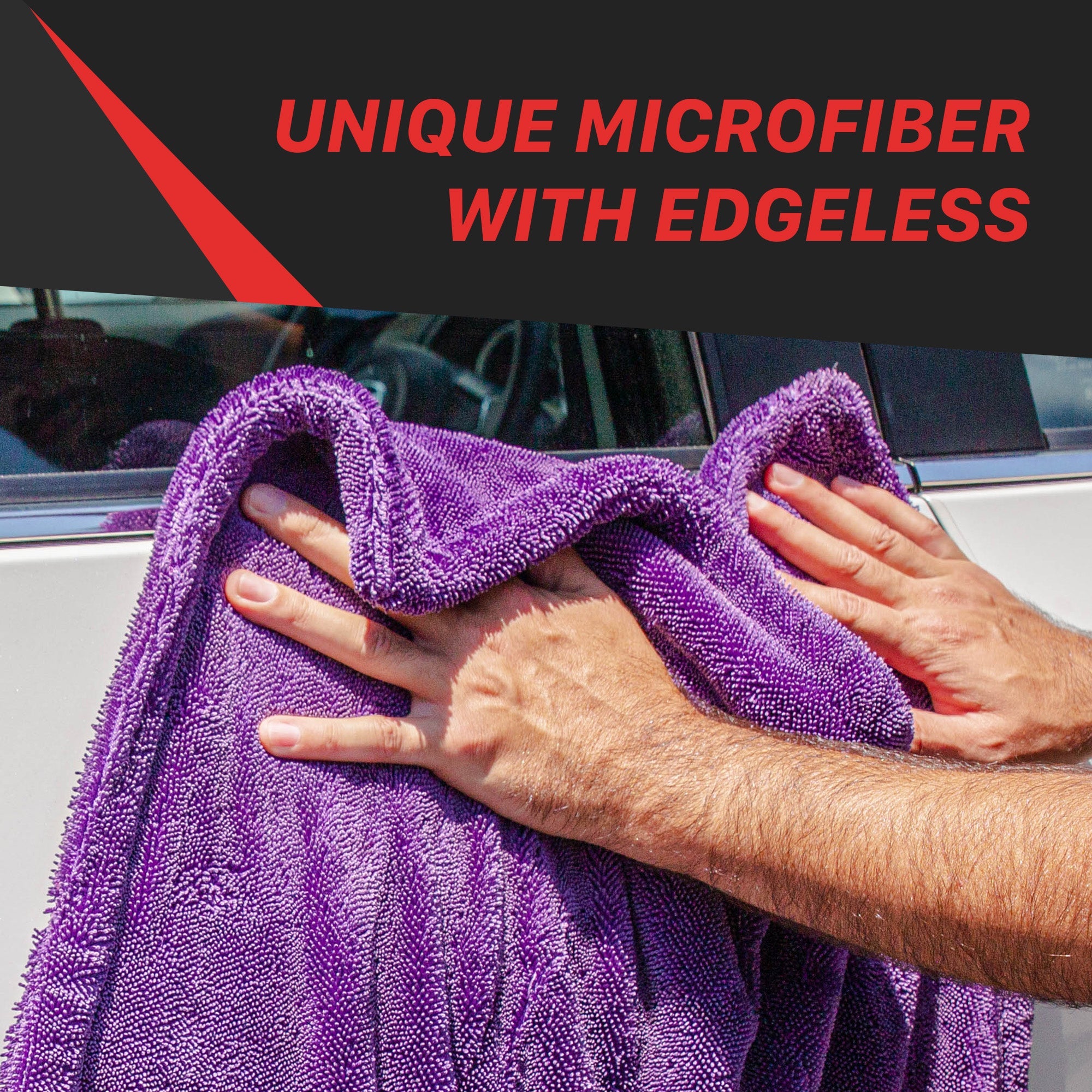 Maxshine Microfiber Drying Towels | 1200GSM Duo Twisted Loop Microfiber Drying Towel - detail shot 6