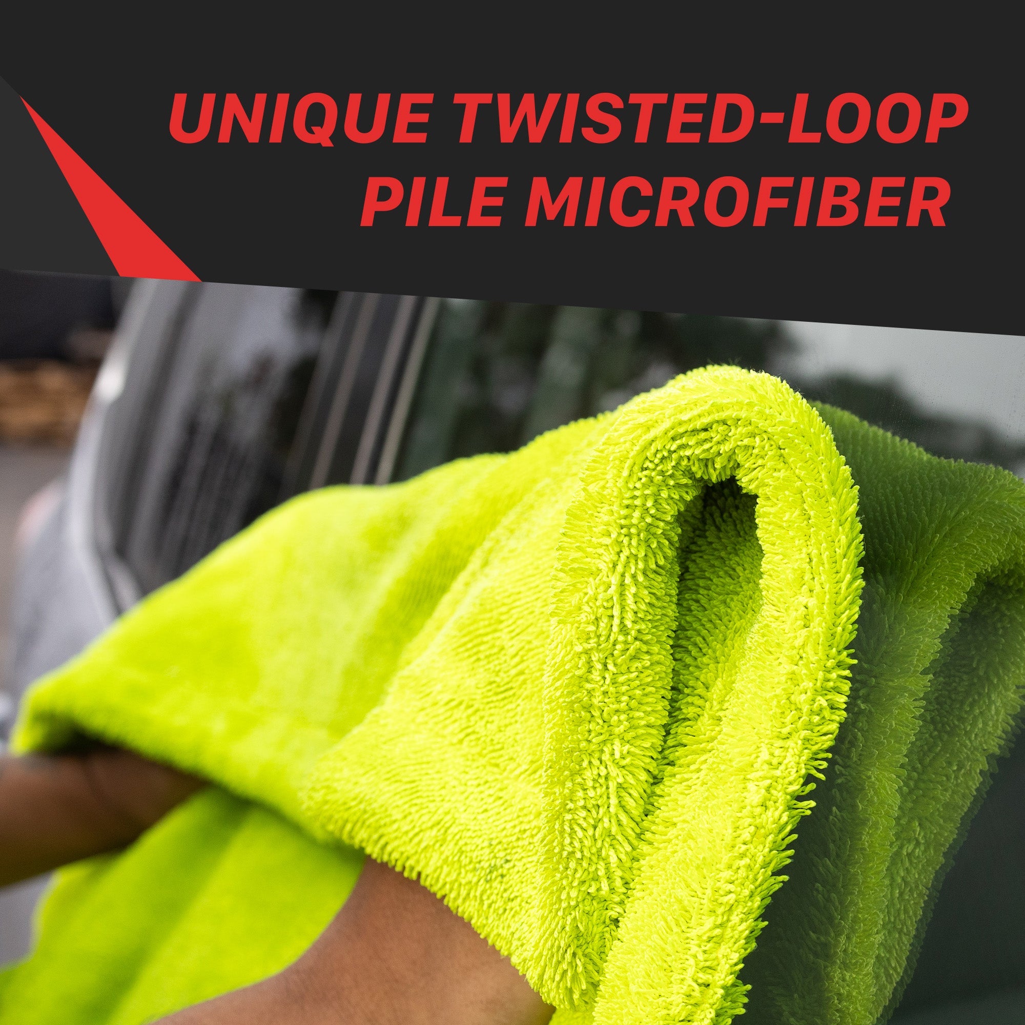 Car Drying Towel The Tank 1600GSM Duo Twisted Loop The Tank car drying towel is your best defense against lingering droplets and subsequent water spots. With