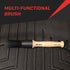 Maxshine Car Wheel and Tire Brush | Premium Exterior Detailing Brush product closeup - auto detailing equipment