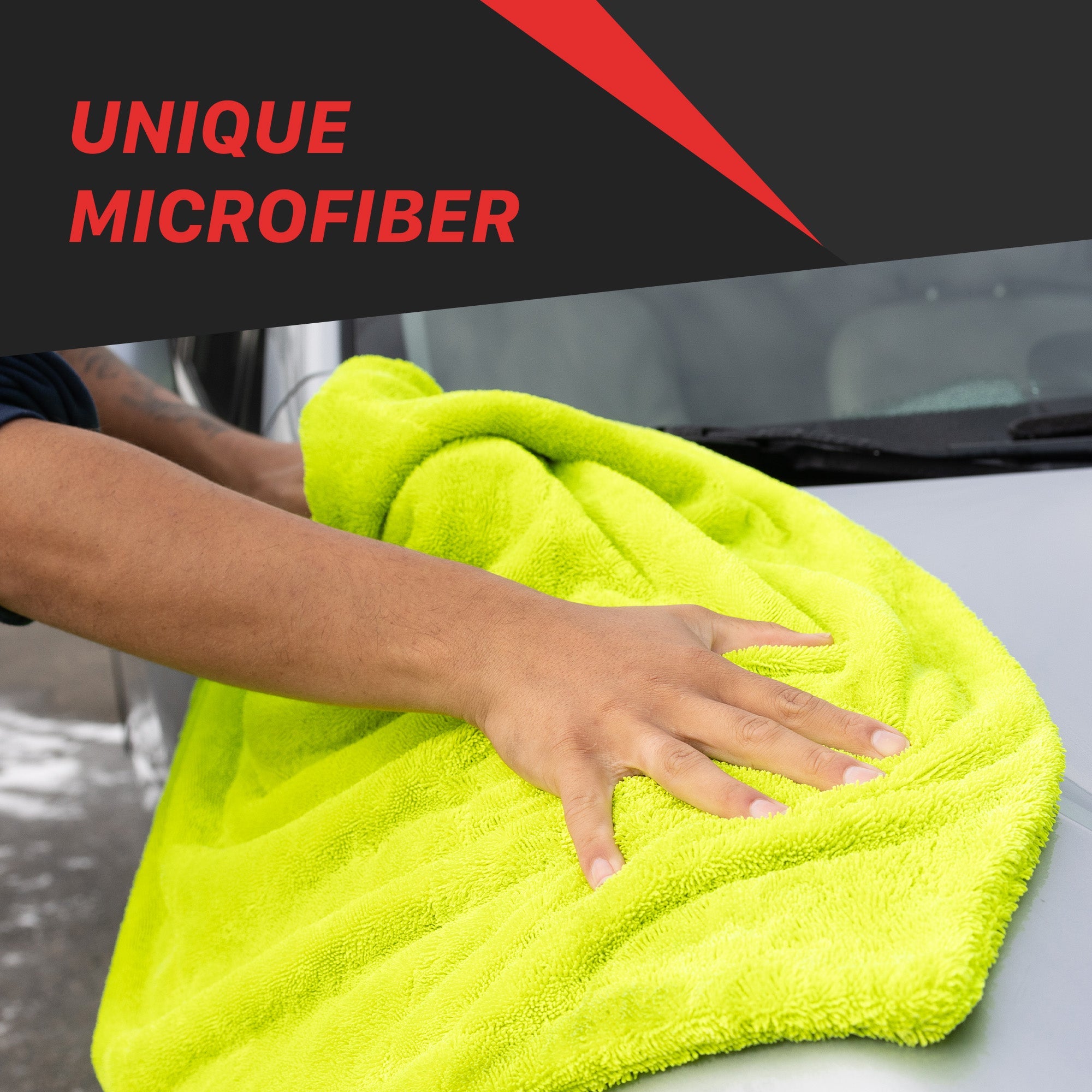 Car Drying Towel The Tank 1600GSM Duo Twisted Loop The Tank car drying towel is your best defense against lingering droplets and subsequent water spots. With