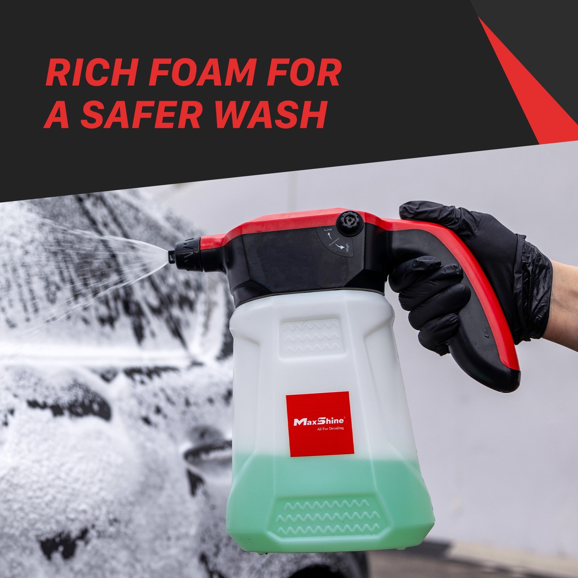 Cordless Electric Sprayer & Foamer This Cordless Electric Sprayer & Foamer is a versatile tool that will make washing your car easier and more effective. It