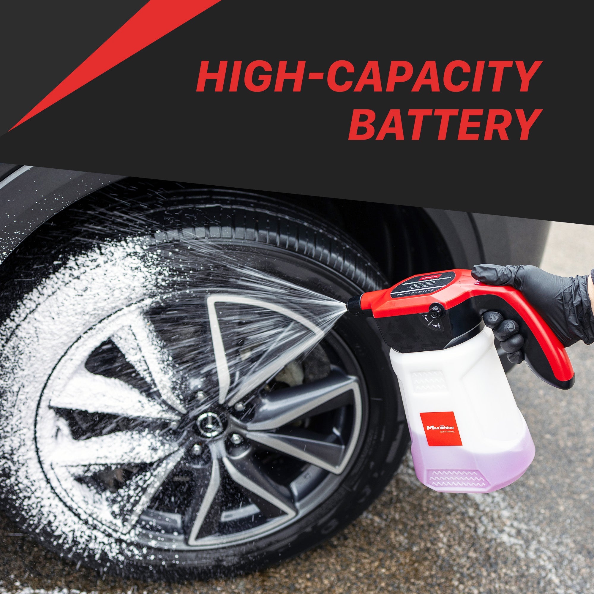 Cordless Electric Sprayer & Foamer This Cordless Electric Sprayer & Foamer is a versatile tool that will make washing your car easier and more effective. It