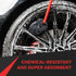 Maxshine EZ Detailing Brushes | Ultimate Wool Wheel Brush – Angled Reach in use - professional detailing application