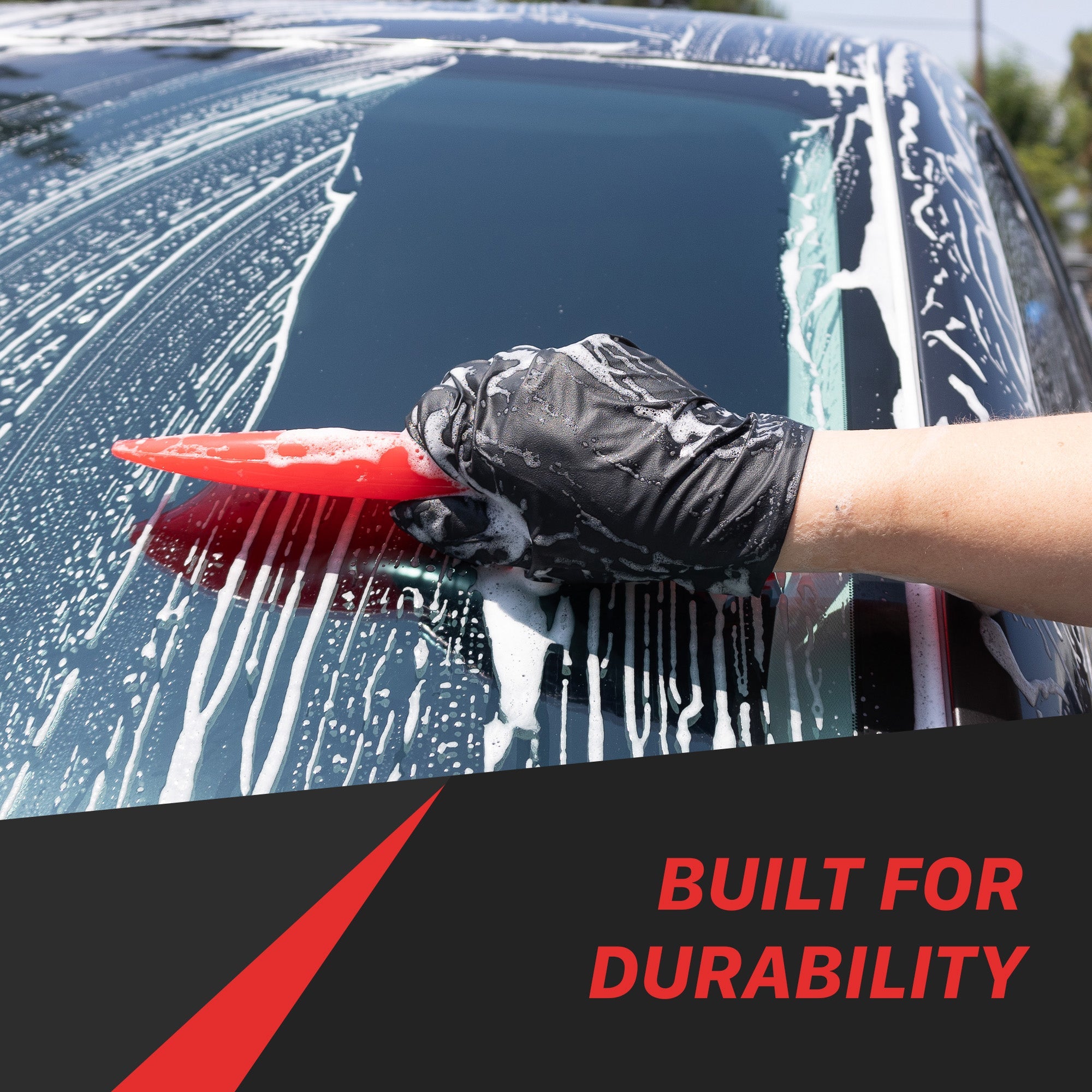 Silicone Water Blade - 11 Inch Long Auto Squeegee, High-quality, One-piece The silicone water blade, made of high-quality soft silicone, provides a versatile