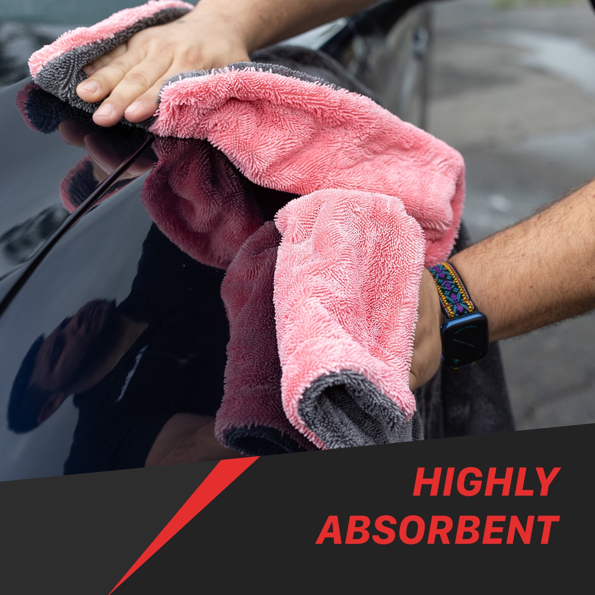 Maxshine Microfiber Drying Towels | 1200GSM Duo Twisted Loop Microfiber Drying Towel - detail shot 7