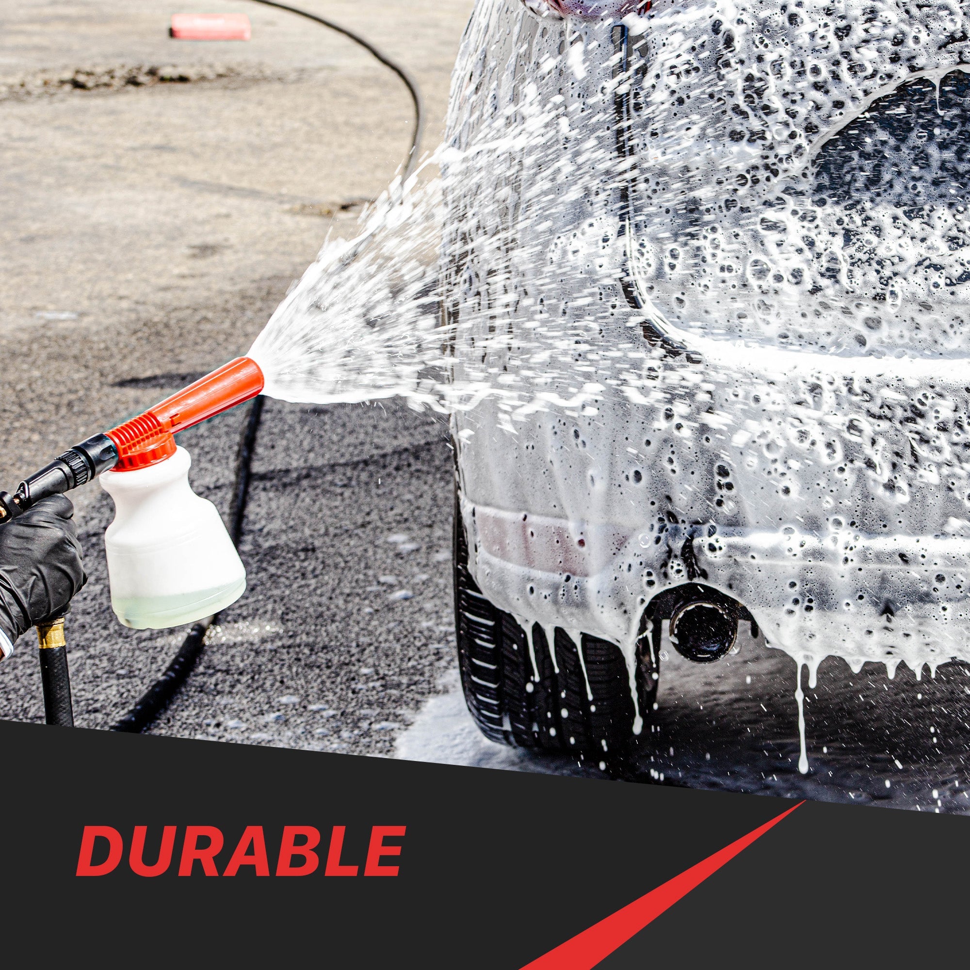Foam Gun Low Pressure Garden Hose Car Wash The Low Pressure Car Wash Foam Gun is a handy car wash tool that produces thick, foamy suds for a safe and effective