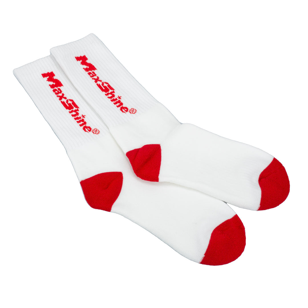Maxshine Athletic Crew Socks The crew socks are made of high-quality material, which offers extra cushion while walking or working.