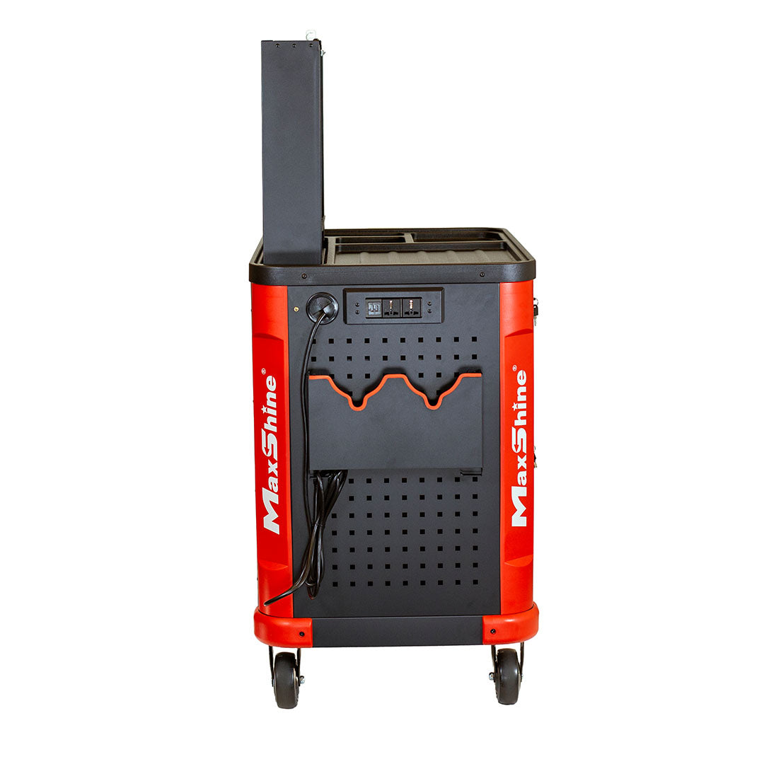 Auto Detailing Cart Power Strip with Sockets & USB Auto Detailing Cart with Power Strip maximizes your detailing efficiency. This mobile workstation keeps